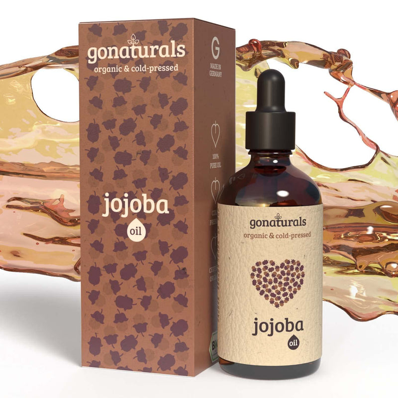 [Australia] - GONATURALS Organic Jojoba Oil for Skin & Hair Care - A Skin Care Face Oil & Organic Hair Oil Serving as A Face Moisturiser & Body Moisturiser - A Pure Jojoba Oil Organic Cold Pressed Formula, 50ml 