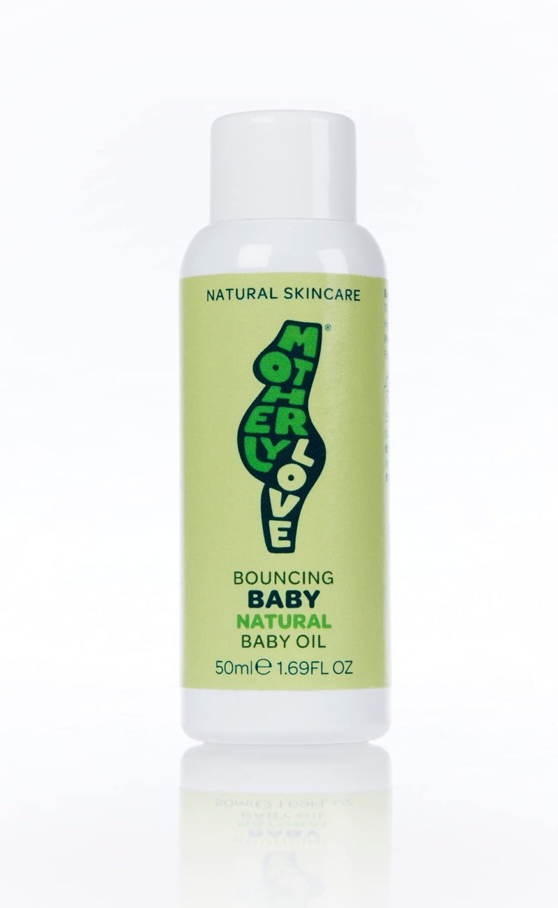 [Australia] - Motherlylove BOUNCING BABY Oil | 100% Natural & Vegan Coconut, Vit E | Gentle Nourishing Hydrating for New Borns Delicate Skin | Absorbs Readily No Residue | Made in UK Created by an Expert Midwife 50 ml (Pack of 1) 