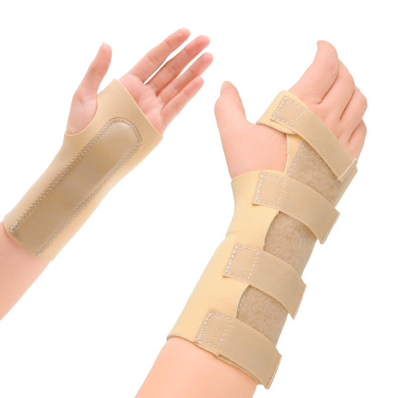 [Australia] - Express Orthopaedic® - Medically Approved Neoprene Wrist Support Splint With Palm Stay & Grip Tab Fastenings - Carpal Tunnel, RSI, Arthritis (XS - Wrist Circ:10-12cm, LEFT) XS - Wrist Circ:10-12cm 