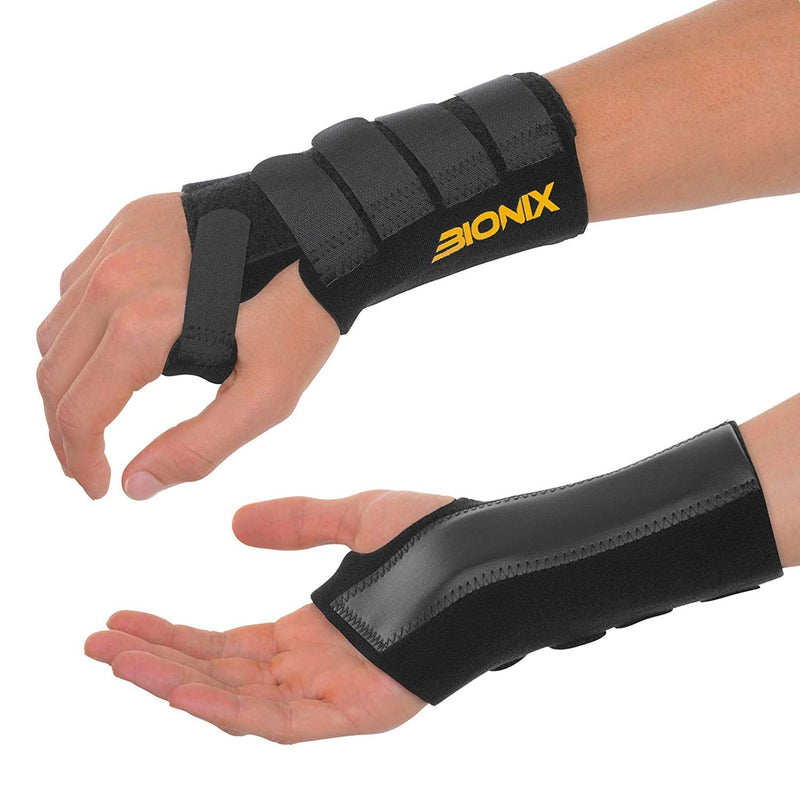 [Australia] - Bionix Wrist Support Brace - Excellent Carpal Tunnel Splint - Easily Adjustable and Breathable to Relieve Any Wrist Pain, RSI, Sprains,Tendonitis (Right, M) Right 