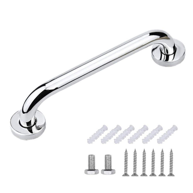 [Australia] - Bathroom Grab Bar Stainless Steel Bath Grab Safety Hand Rail Support Shower Toilet Aid for Disabled Elderly Children Mobility & Daily Living Aids 30CM 