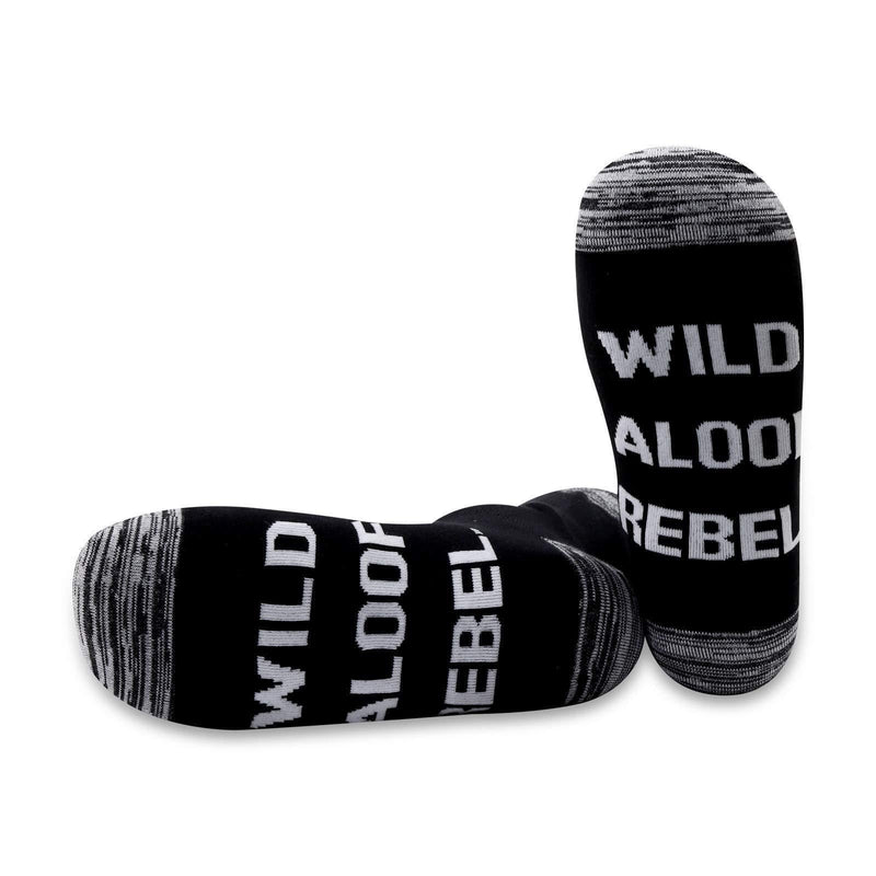 [Australia] - PYOUL 1 Pair Wild Aloof Rebel Socks Funny Socks Fan Gift Wild Aloof Rebel 1 Pair 