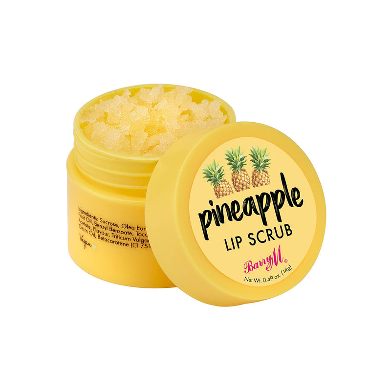 [Australia] - Barry M Cosmetics Lip Scrub Exfoliating Lip Treatment, Pineapple, Colour 14 g (Pack of 1) 