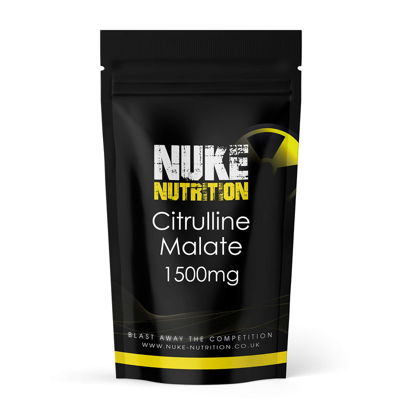 [Australia] - Nuke Nutrition L Citrulline Malate Capsules | 120 Capsules | High Strength 1500mg Dose Supplement | Boost Circulation, Performance & Muscle Recovery | 100% Natural, Preservative & Filler Free | Vegan 120 Count (Pack of 1) 