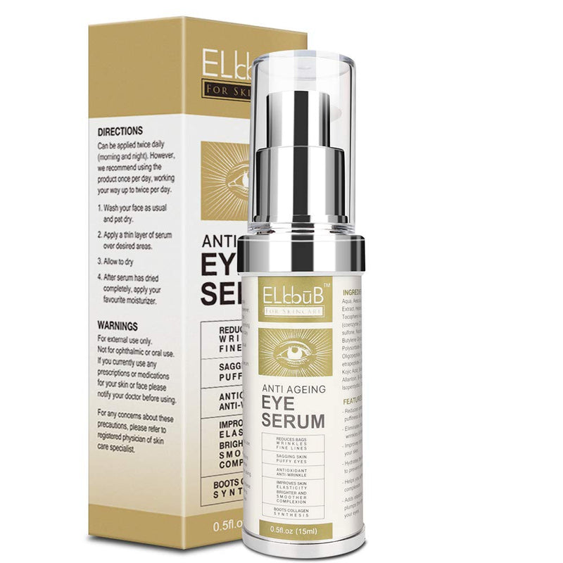 [Australia] - Anti Ageing Eye Serum - Eye Cream - Anti Wrinkle Eye Serum for Puffy Eyes, Dark Circles, Eye Bags, Crows Feet, Wrinkles,Reduces Wrinkles Saggy Skin Puffy Eyes 