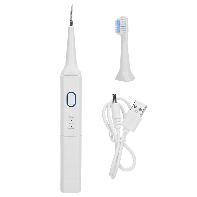 [Australia] - Multi‑Functional Electric Toothbrush, Dental Scaler Dental Calculus Remover Oral Care Tool, Teeth Cleaner with Toothbrush Head and Dental Scaler Tip 