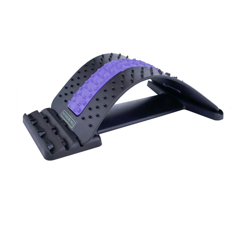 [Australia] - Back Stretcher Posture Corrector Spinal Pain Relief Muscle Tension Relaxation for Men Women Adjustable Design Support Equipment for Acupressure Massage Office Chair 