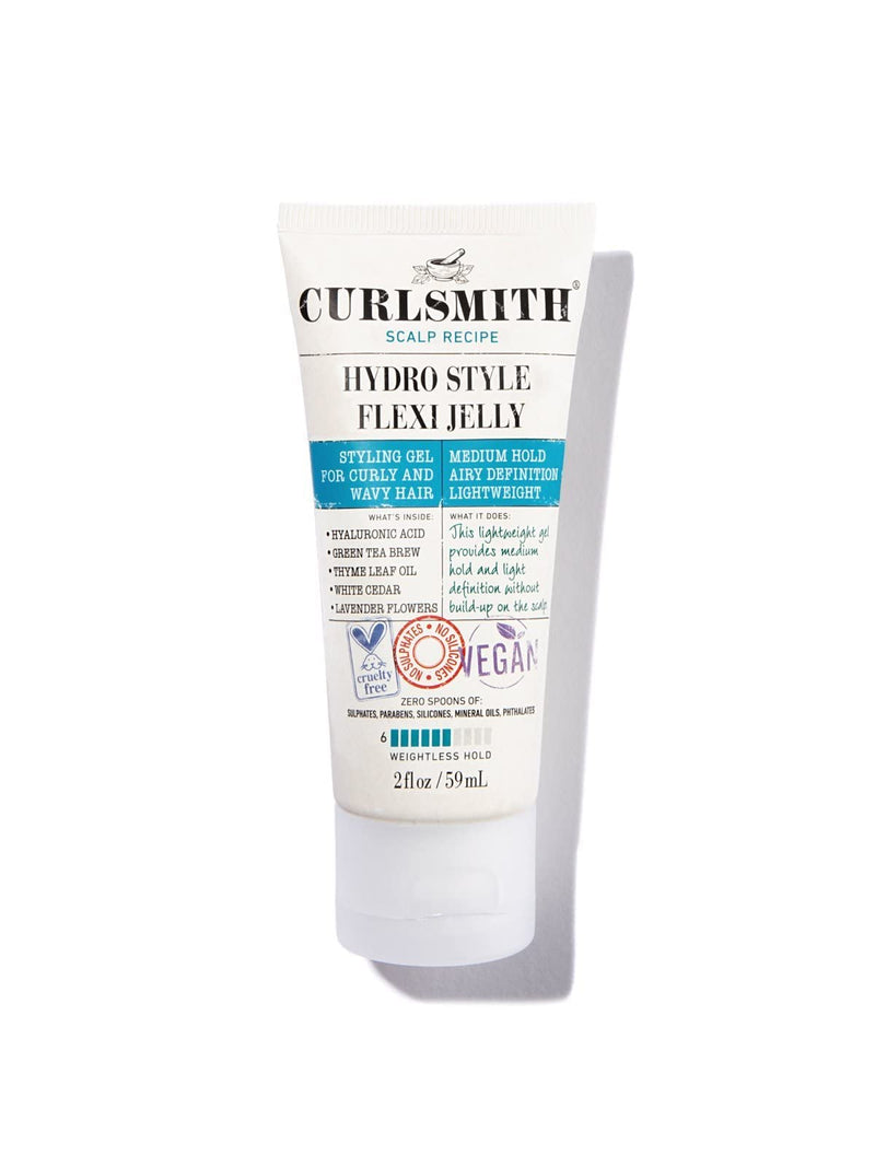 [Australia] - Curlsmith - Hydro Style Flexi-Jelly - Vegan Defining Gel for Wavy, Curly or Coily Hair (59ml) 59 ml (Pack of 1) 