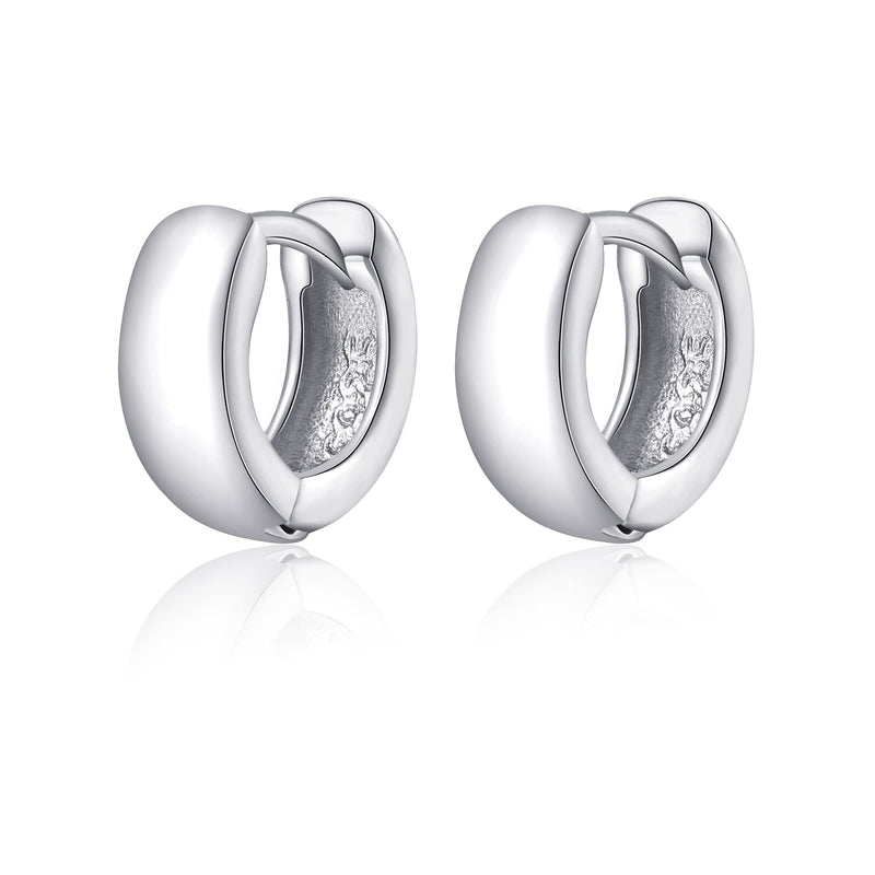 [Australia] - 5.5mm 8mm 11mm Tiny Huggie Hoop Earrings 925 Sterling Silver Mini Small Hinged Cartilage Tragus Sleeper Hugging Hoops Earrings For Men Women Tiny 5.5mm inner diameter 