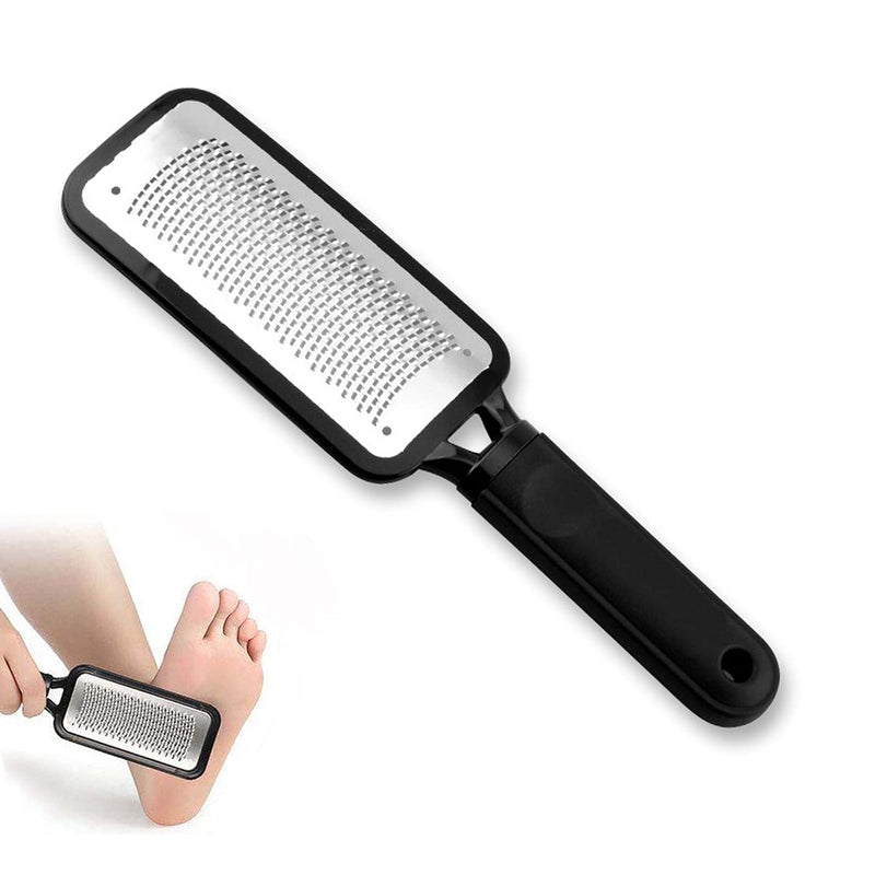 [Australia] - Foot Rasp Hard Skin Remover, Dead Skin Remover for Feet, Pedicure Foot File Make Foot Beauty Extra Smooth, Foot Scrub Foot Exfoliator for Corn Removal, Feet Care Callous Removers for Feet (1 Black) 1 Black 