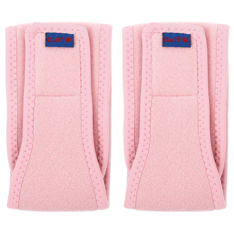 [Australia] - Healifty 2pcs Wrist Thumb Brace Wrist Stabilizer Splint for Thumb Trigger Finger Hand Pain Arthritis Tendonitis Sprain Carpal Tunnel Pink 