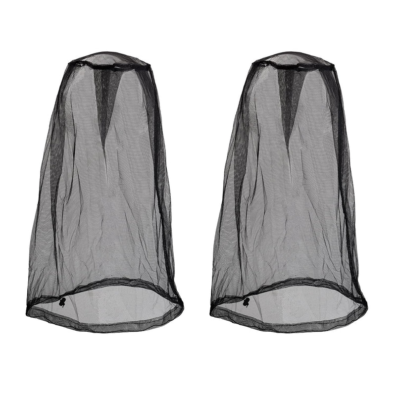 [Australia] - Matory 2 Pieces Mosquito Head Net Face Mesh Head Cover Bugs Flies Repellent Mesh Netting Cover for Beekeeper Fishing Camping Gardening Outdoor Activities 