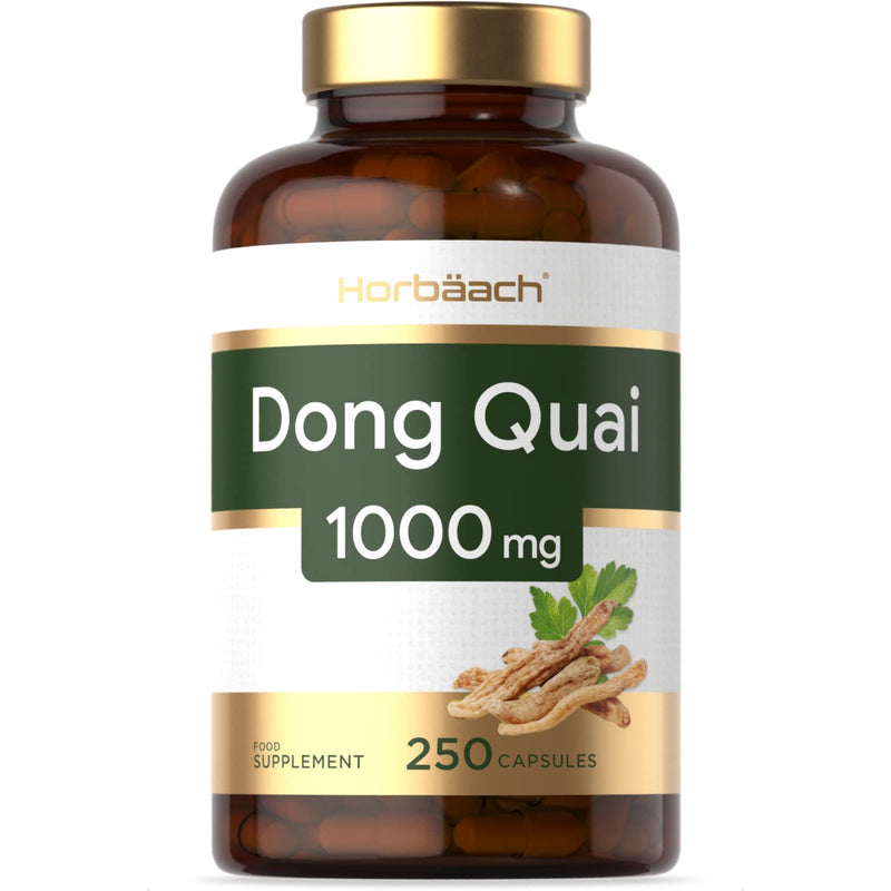 [Australia] - Don Quai 1000 mg | 250 Capsules | 100% Natural Angelica Root Extract | No Artificial Preservatives | by Horbaach 
