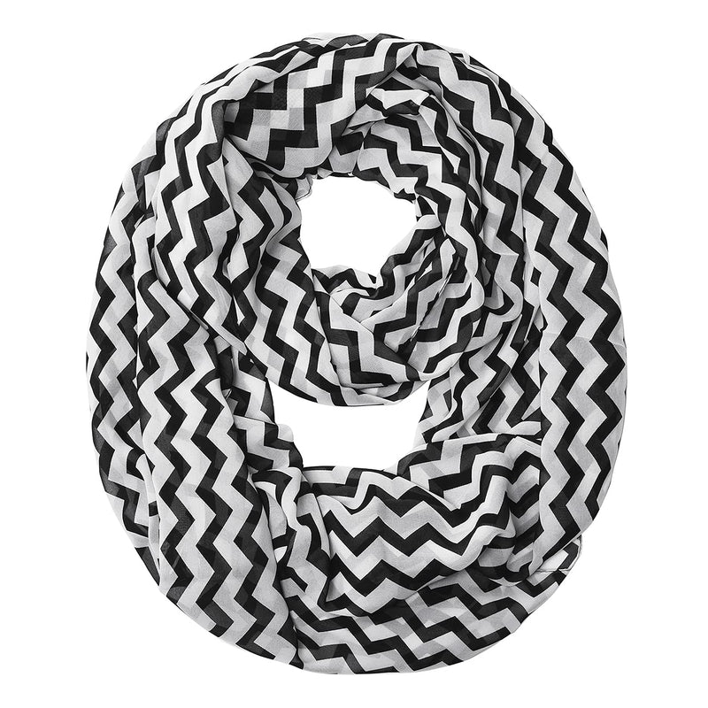[Australia] - FAIRYGATE Infinity Scarves Retro Soft Wave Snood Magnetic Loop Scarf Gifts for Women Girls 55003 70.8 x 33.5 Inch 