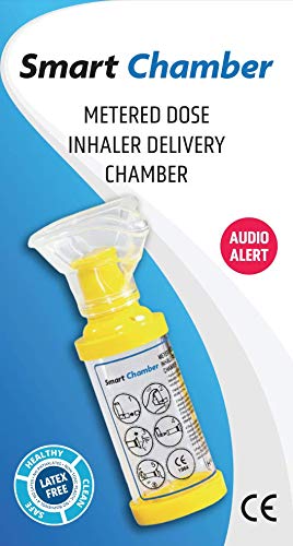 [Australia] - Smart Chamber Anti-Static Spacer Device with Mask, Metered Dose Inhaler Delivery Chamber with Audio Alert for Efficient Inhaling (Small) 