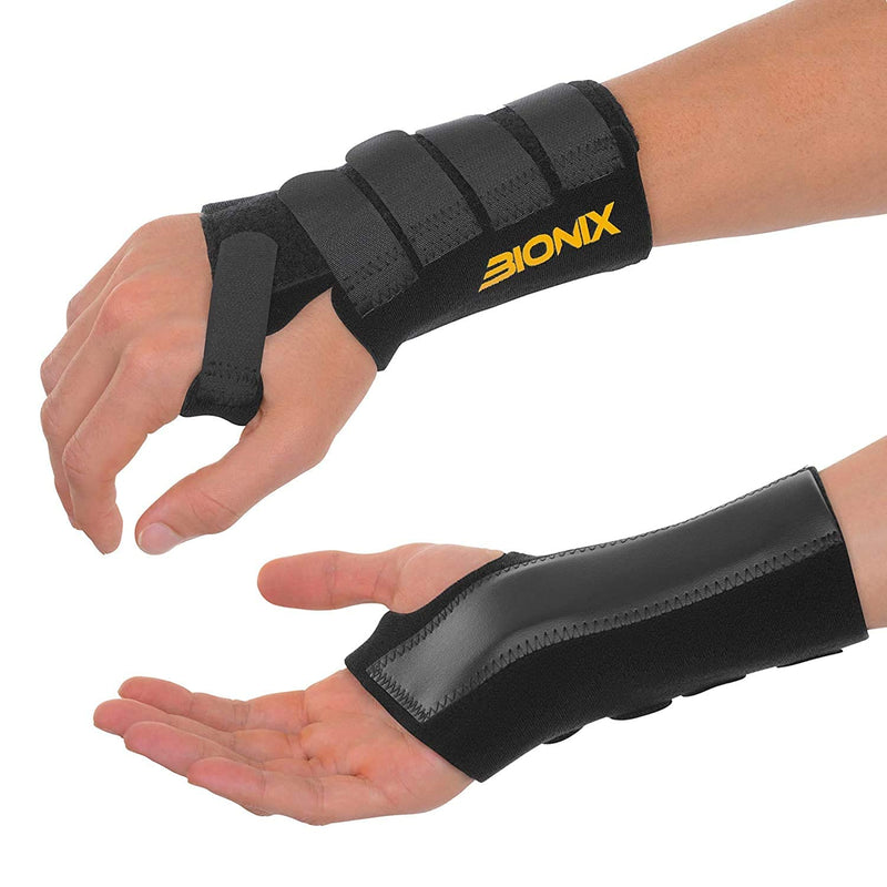 [Australia] - Bionix Wrist Support Brace - Excellent Carpal Tunnel Splint - Easily Adjustable and Breathable to Relieve Any Wrist Pain, RSI, Sprains,Tendonitis (Left, L) Left 