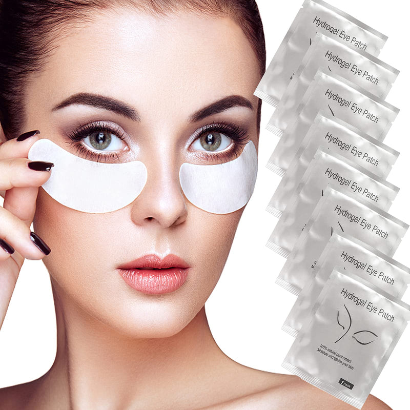 [Australia] - Under Eye Gel Pads, Jiasoval 50 Pairs Isolation Eyelash Extension Pads Lint Free Eyelash Patches, Under Eye Patches Hydrogel Eye Pads For Lash Extensions 