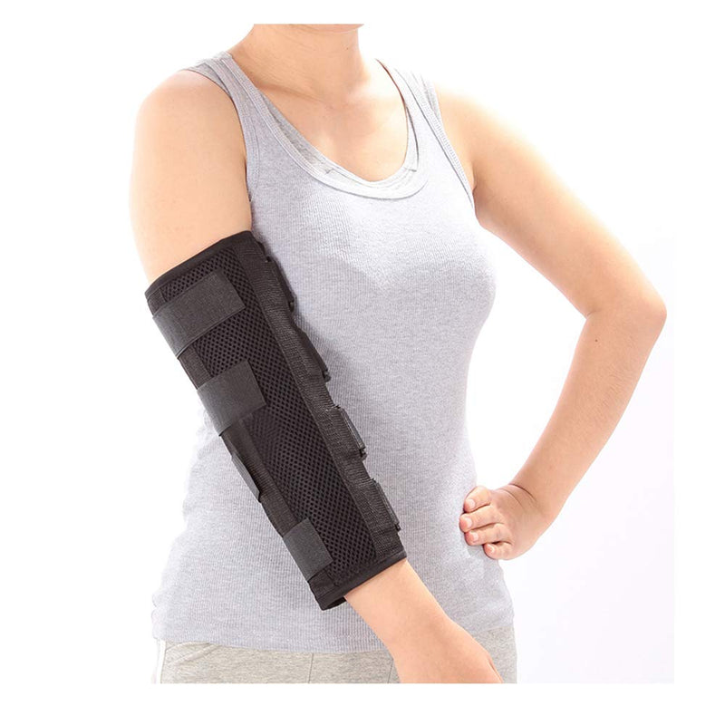 [Australia] - MYBOW Elbow Brace Arm Ulnar Nerve Cubital Tunnel Syndrome Brace Elbow Immobilizer Adult Tennis Arm Stabilizer PM Night Splint Radial Nerve Sleep Restraints Wrap Medium 