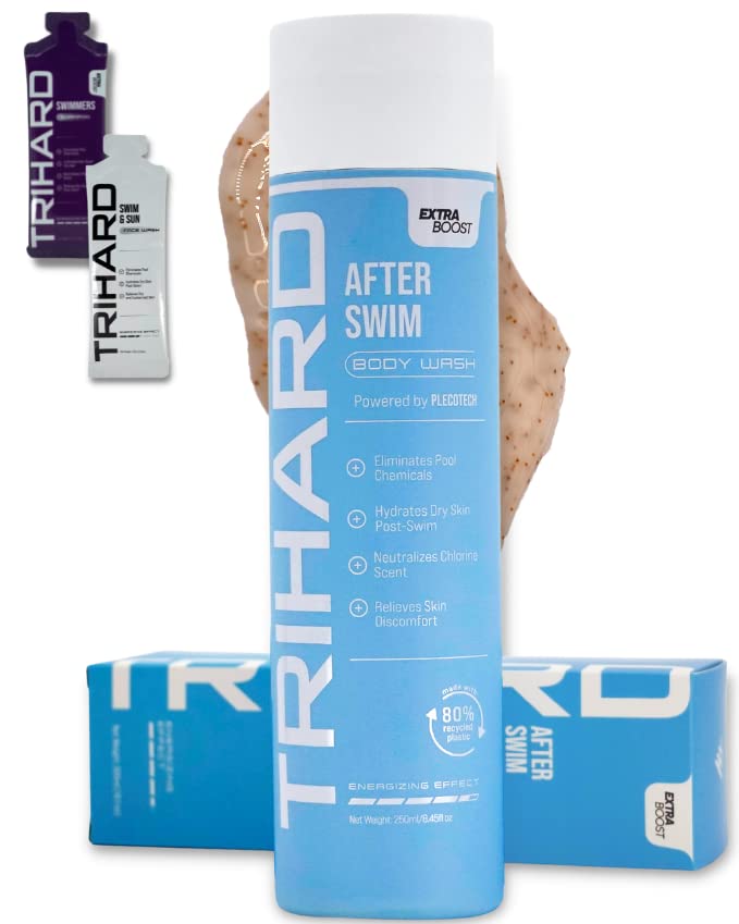 [Australia] - TRIHARD After-Swim Body Wash Extra Boost | Specialized Chlorine Body Wash | Swimmers Skin Protection (Pack of 1) Pack of 1 