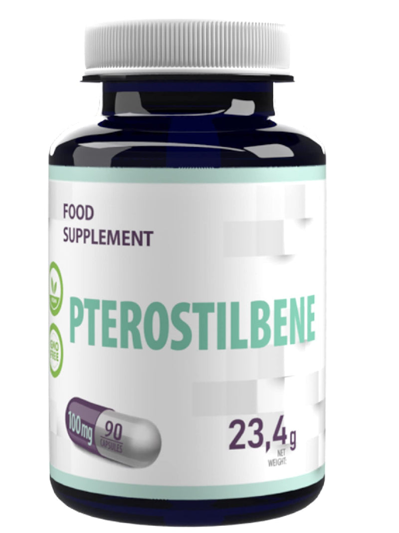[Australia] - Pterostilbene 100mg 90 Vegan Capsules, Certificate of Analysis by AGROLAB Germany, High Strength Supplement, Gluten and GMO Free 
