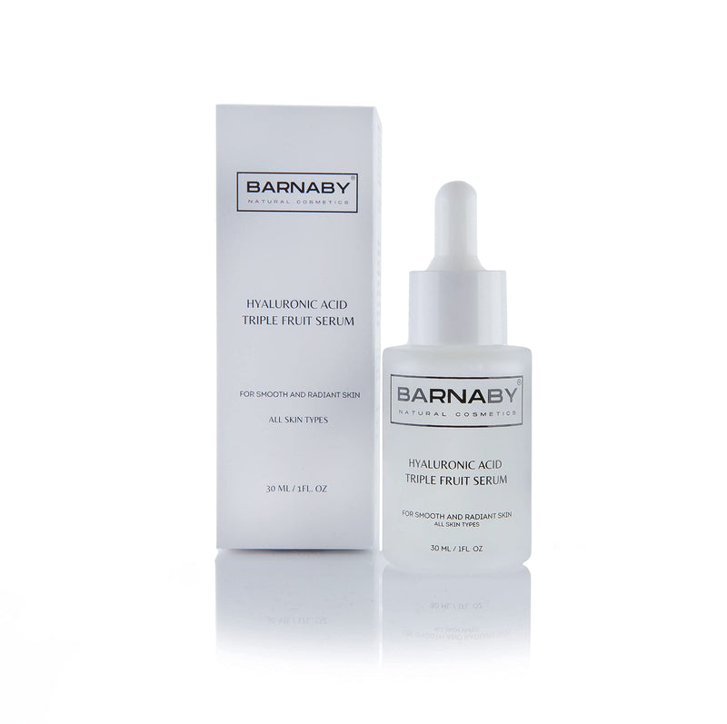 [Australia] - Hyaluronic Acid Triple Fruit Serum | Luxury Pure Hyaluronic Acid Face Serum with Vitamin B5, Anti-Aging, Prevent Wrinkles, Spots, Acne and Blemishes from Barnaby Skincare 