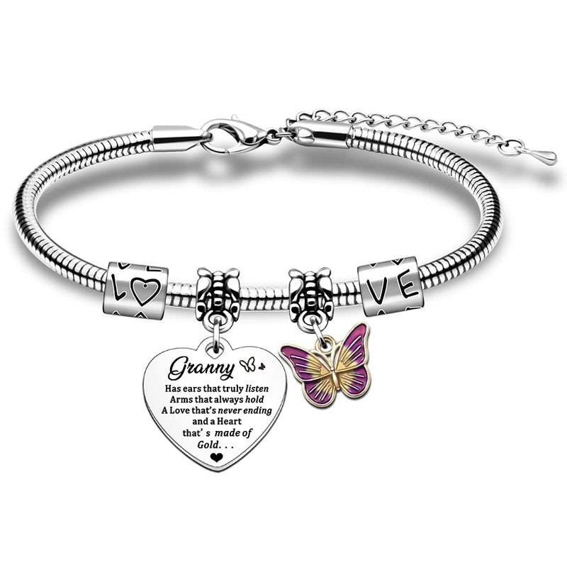[Australia] - SMARGO Granny Bracelet Jewellery Gifts For Women Mothers Day Birthday Christmas Presents From Grandchildren 