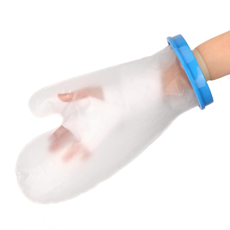 [Australia] - Adult Waterproof Arm Cast Cover for Shower, Blue PP Circle Adult Bathing Protective Sleeve SL-H2104 36cm, Full Protector Cover for Broken Hand,Wrist,Finger(palm) palm 