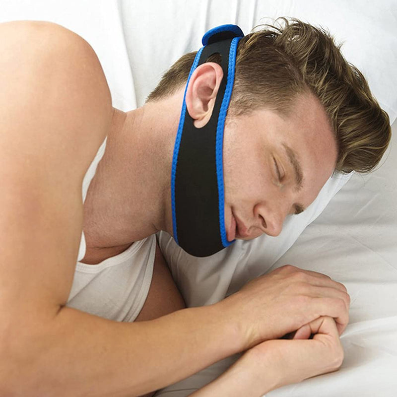 [Australia] - Anti Snoring Chin Strap, Comfortable Natural Snoring Solution Snore Stopper, Adjustable Stop Snoring Chin Strap, Most Effective Anti Snoring Devices for Men and Women 