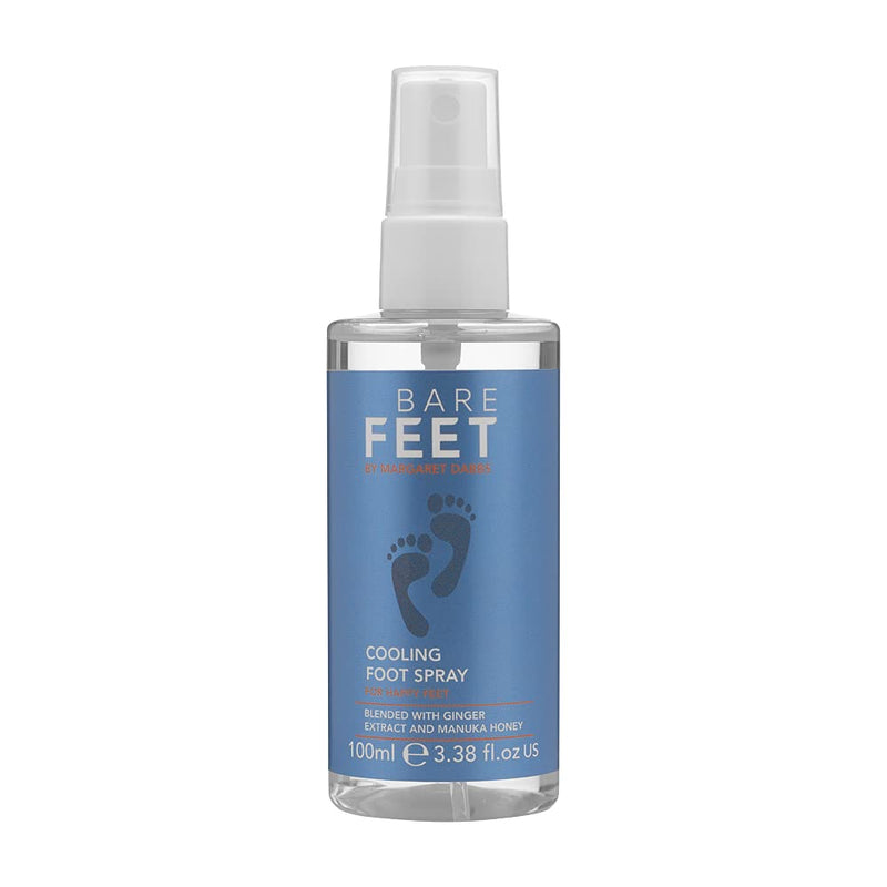 [Australia] - Bare Feet by Margaret Dabbs Cooling Foot Spray (100ml Travel-sized), Reviving Foot Spray To Reinvigorate And Restore Tired Or Sore Feet 