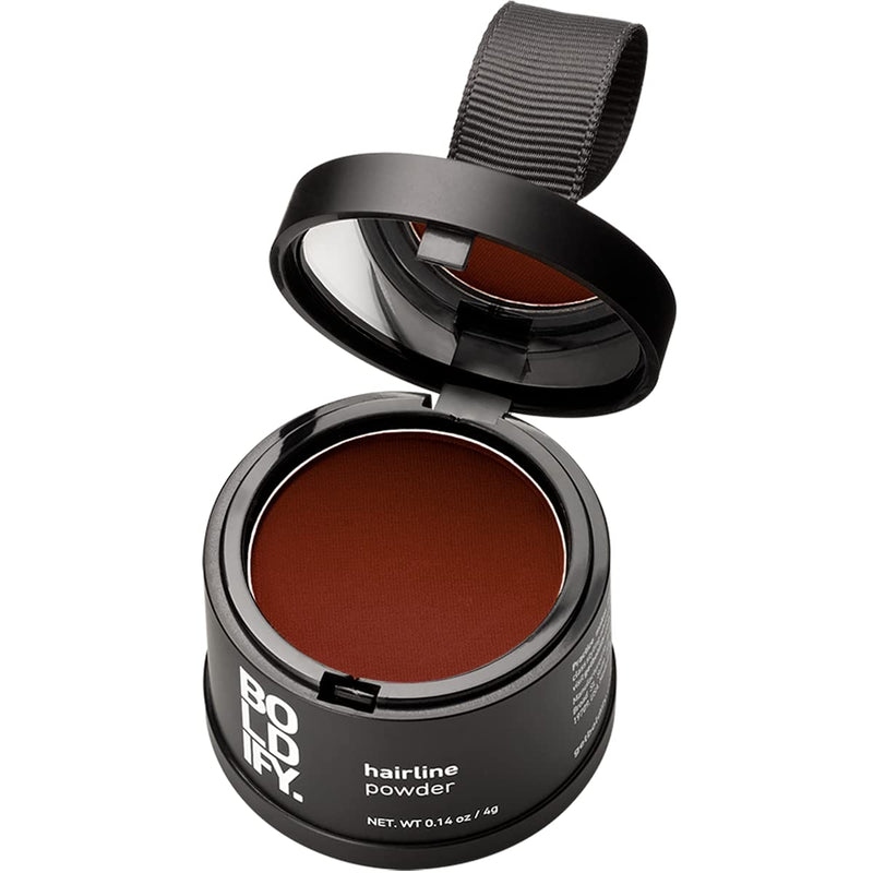 [Australia] - BOLDIFY Hairline Powder (Auburn) Instantly Conceals Hair Loss and Fills In Receding Hairlines, Bald Spots, and Wide Parts - Stain-Proof 48 Hour Formula for Hair & Beard - Gray Hair Coverage Auburn 