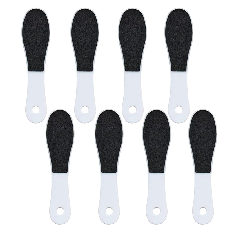 [Australia] - 8 Packs Double Sided Foot Files, Pedicure Foot File, Feet Callus Hard Skin Remover for Foot Care Wet and Dry Cracked Feet (White) 
