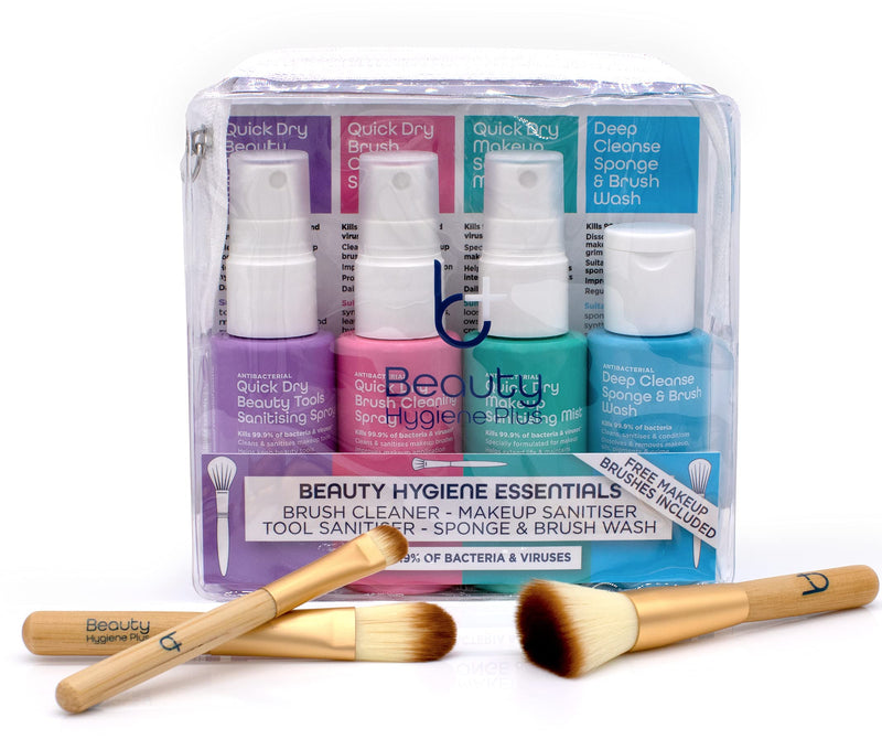[Australia] - Beauty Hygiene Plus Essentials makeup brush and palette cleaner Antibacterial & Antiviral Quick Dry Conditioning 