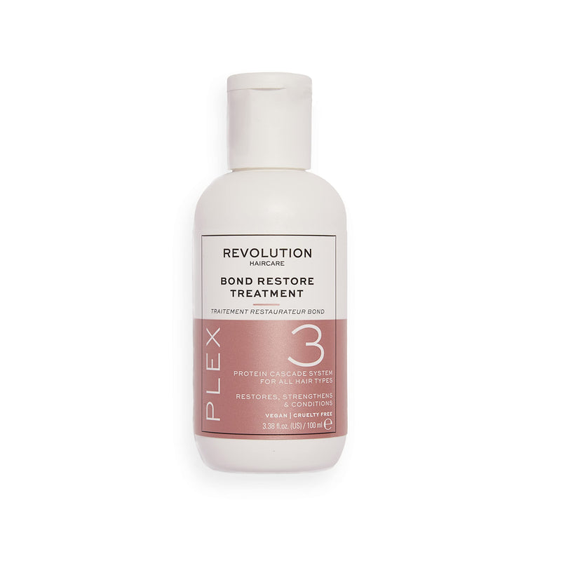 [Australia] - Revolution Haircare London, Plex 3 Bond Restore, Treatment, 100ml 100 ml (Pack of 1) 