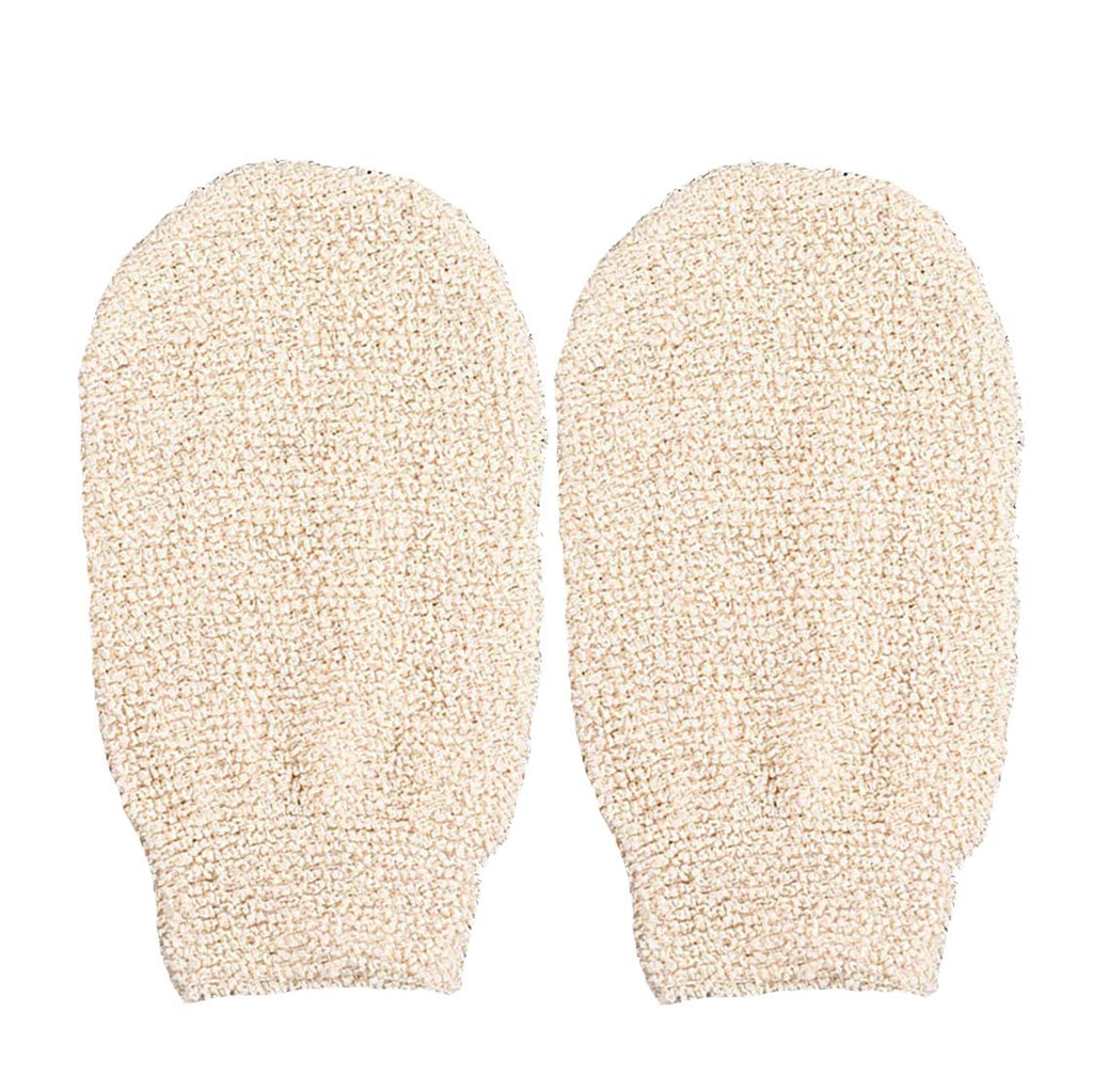 [Australia] - 2 Pcs Exfoliating Gloves, BetterJonny Bath Shower Gloves Mitts Bamboo Fiber Bath Gloves Body Cleaning Cloth Sponges for Exfoliating and Body Scrubber 