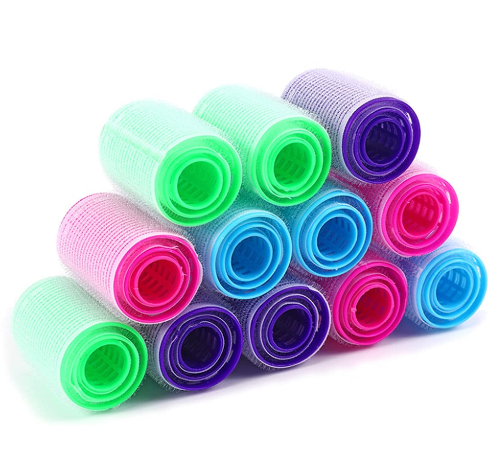 [Australia] - 36 Pcs Count Self Grip Hair Rollers Set Hair Rollers Clips Hair Curlers Tools for Men Kids Women(√ò20mm/30mm/40mm) 