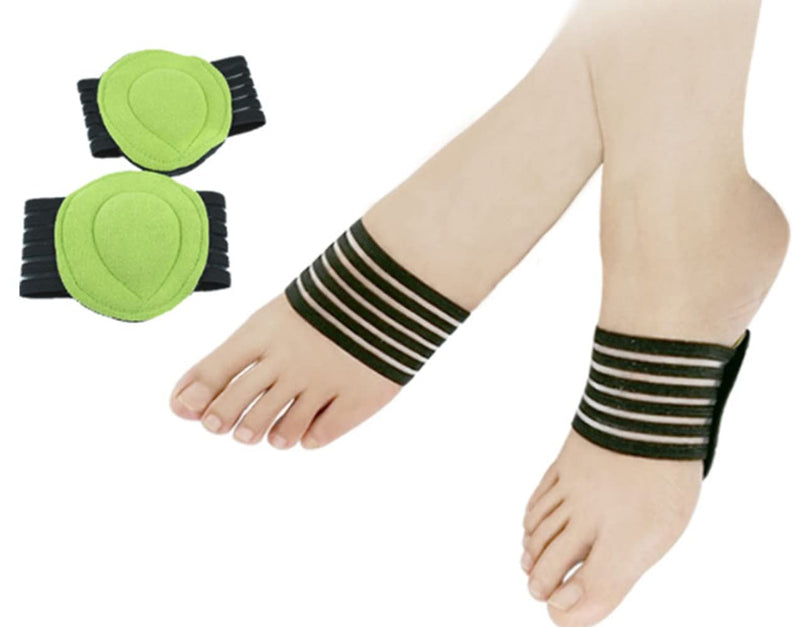 [Australia] - Voarge 2 Pairs Extra Thick Cushioned Compression Arch Support with More Padded Comfort for Plantar Fasciitis, Fallen Arches, Heel Spurs, Flat and Achy Feet Problems 
