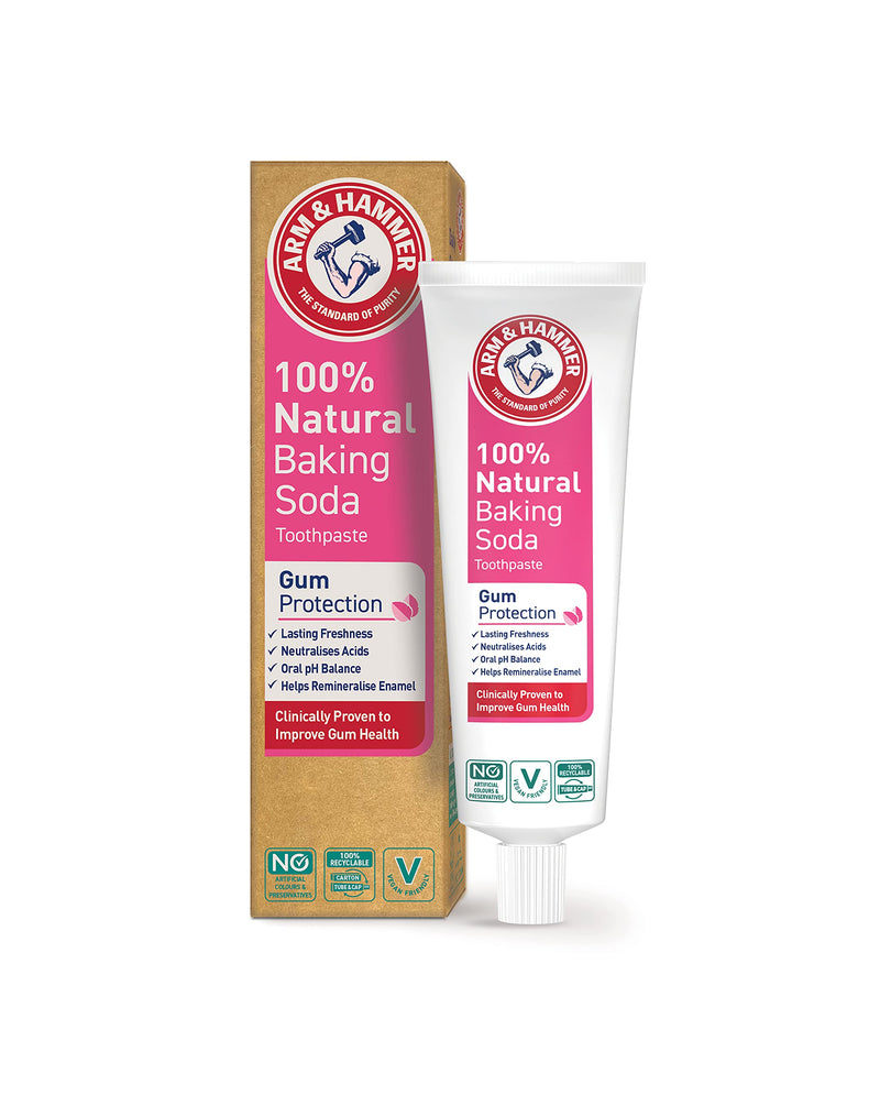 [Australia] - Arm & Hammer 100% Natural Baking Soda Gum Protection Toothpaste, 75ml 