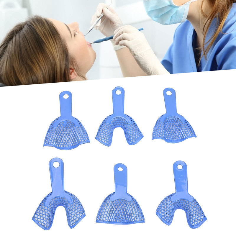 [Australia] - Dental Impression Trays Upper and Lower Reusable Trays for Dental Imprints Tooth Holder Tray Dental Dentist Tool Supply Accessories 