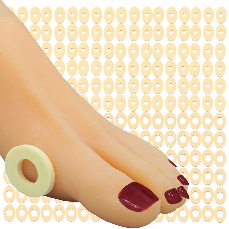 [Australia] - Reppkyh 120 Pads Callus Cushions Corn Pads Self Adhesive Soft Foam Pads for Toe Corn and Foot Protectors and Thick Corn Cushions Toe Pads Nude 120 Pcs 