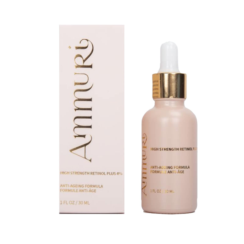 [Australia] - Ammuri Retinol Serum (4% Retinol) PLUS HIGH STRENGTH ANTI AGING Formula for Anti Wrinkles & Acne 4% Retinol 