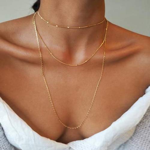 [Australia] - Necklace for Women Ladies Chain Jewelry for Women and Girls Clavicle Choker Necklaces Infinity Necklace for Party Jewellery 