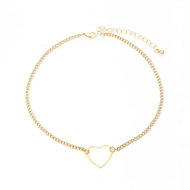 [Australia] - Bohemia Chain Choker Necklace Dainty Necklace for Women Cute Aesthetic Necklaces Sexy Jewelry for Women and Gir (Gold) Gold 