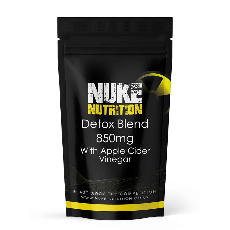 [Australia] - Nuke Nutrition Colon Cleanse - 60 Capsules - Colon Cleanse Detox & Debloat for Gut & Bowel Health - Bowel Cleanse - Strong Colon Cleanse - 5 Advanced Ingredients with Apple Cider Vinegar & Ginseng 60 Count (Pack of 1) 