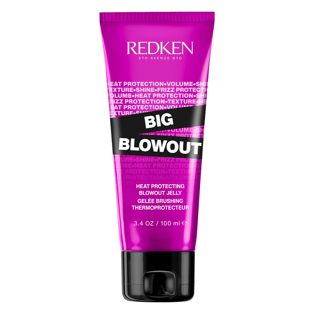 [Australia] - Redken Big Blowout Heat Protection Jelly Serum for All Hair Types | Volume for Fine Hair | Blowdry Gel, 3.38 fl. oz. 