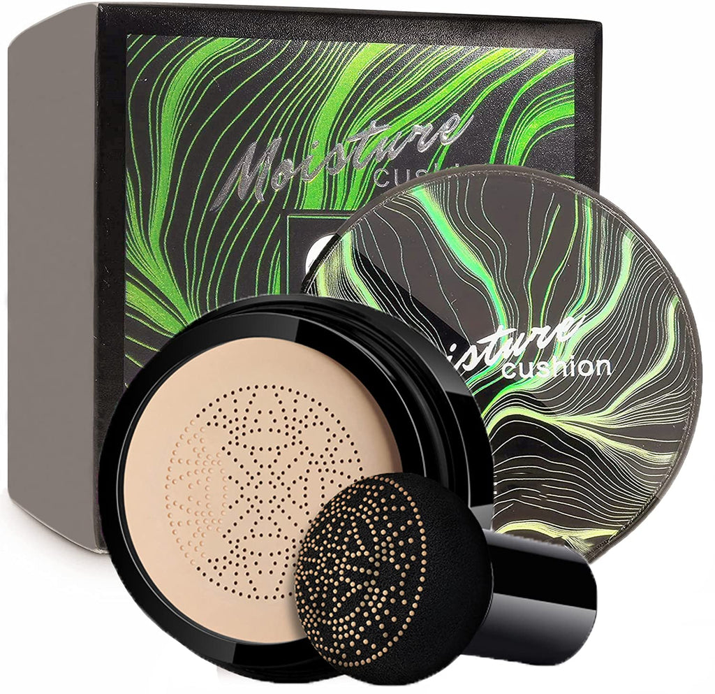 [Australia] - Mushroom Head Air Cushion CC Cream - Mushroom Head Foundation / Long Lasting Nude Matte Concealer, Oil Control/ Moisturizing BB Cream Makeup 