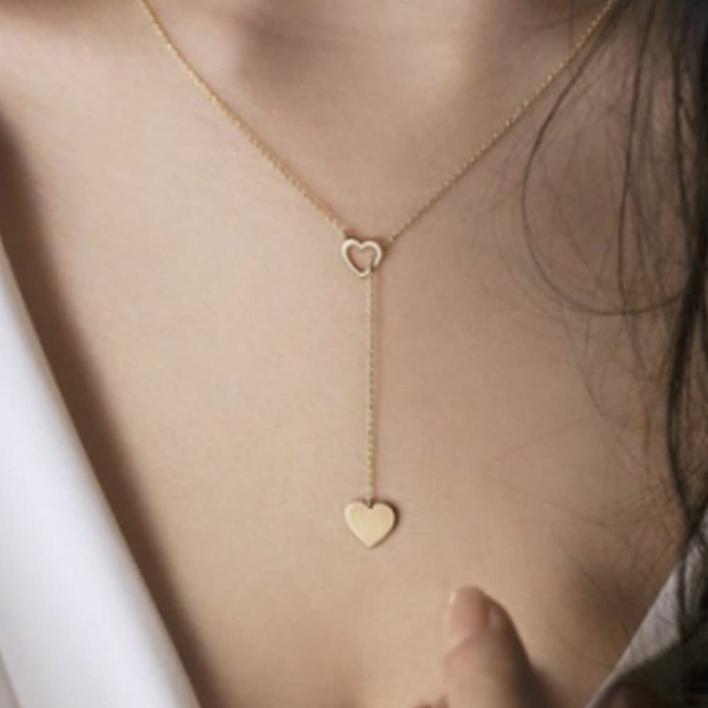 [Australia] - Necklace for Women Clavicle choker Heart Pendant necklaces Personalised Necklace Jewellery Gifts for Women 