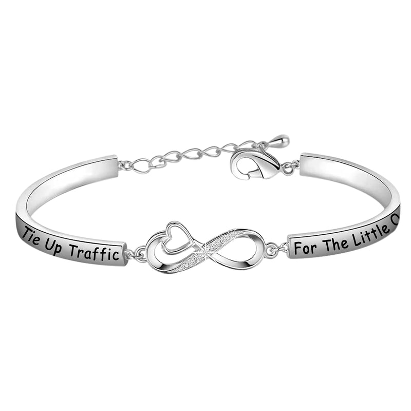 [Australia] - Crossing Guard Gift Crossing Guard Jewelry I Tie Up Traffic For The Little Ones Bracelet Lollipop Lady Gift Tie Up Traffic br EU 