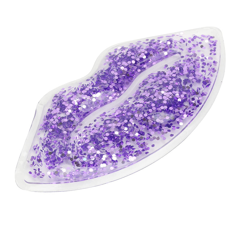 [Australia] - Cooling Lips Masks Lips Gel Ice Pack Lips Spa Ice Pack, Glitter Sequins Cold Hot Compress Gel Pack Lips Care Mask, Reusable Gel Beads Ice Pack Reduce Swelling(#2) #2 