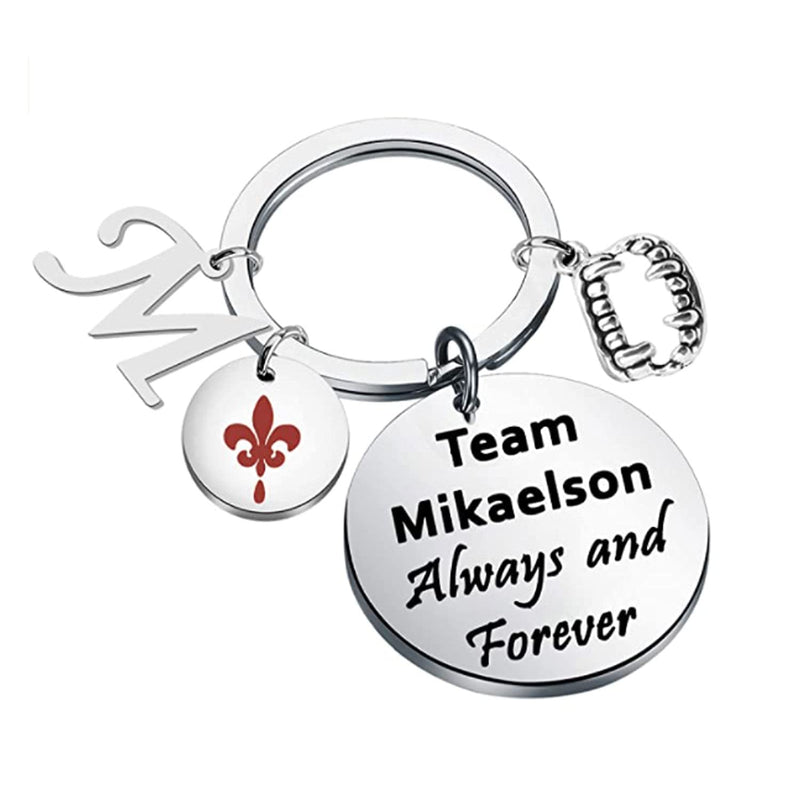 [Australia] - The Originals Inspired Jewelry Fandom Gift Idea Team Klaus Always and Forever Keychain Team Mikaelson K EU 