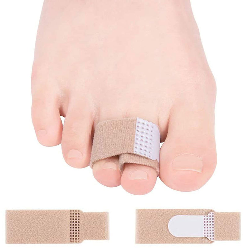 [Australia] - PEDIMEND 8PCS Hammer Toe Straightener, Hammer Toe Splints, Toe Cushioned Bandages for Correcting Hammer Toes, Broken Toes, Crooked Toes and Overlapping Toes 